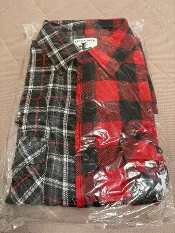 LiSA 체크 셔츠 프리 사이즈