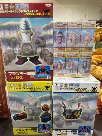 미개봉품 GIGA 월드 컬렉터블 피규어 - 프랭키 장군 - 외 총 9점
