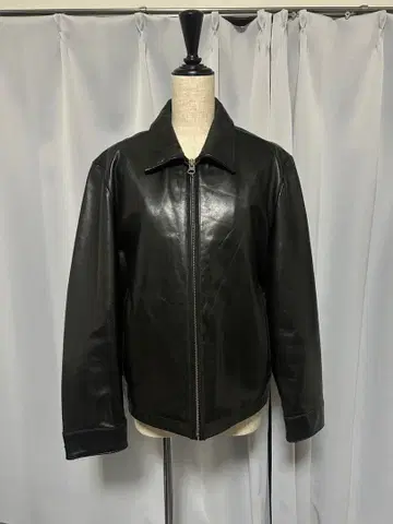 블랙 가죽 자켓