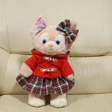 리나벨 스텔라 루 코스튬 더플 코트 세트 빨흰 빨간색 체크