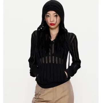 BEEDEN 후디 니트