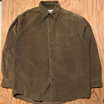 Eddie Bauer 코듀로이 셔츠 화이트 택 m