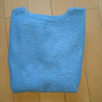 45R 플로트 융모 니트 스웨터 블루 / 사이즈 2