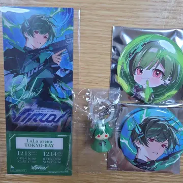 시쿠포니 라이브 특전 스치 메지루시 액세서리 캔 배지 세트