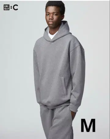 [ 미사용 새상품 ] 유니클로 맨투맨 오버 사이즈 풀 후드티