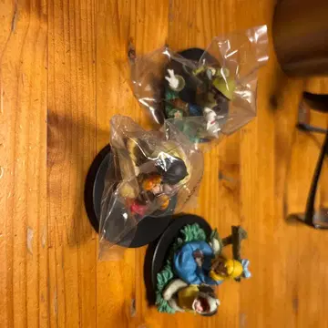 애니메이션 캐릭터 피규어 3체 세트