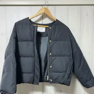 [ 슬로브 이에나 ] 다운 코트 숏 블랙 36 [ SLOBE IENA ]