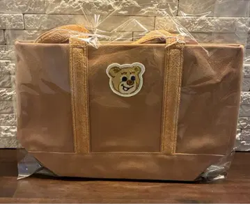 러브러리 바이 페이 와펜 토트백 올드 테디 베이지