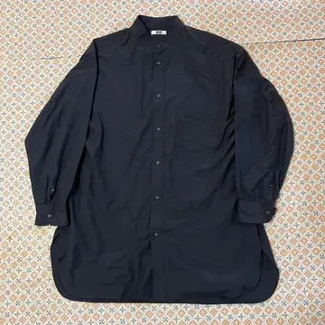 [ UNIQLO U ] 오버 사이즈 긴팔 셔츠 블랙 XXL