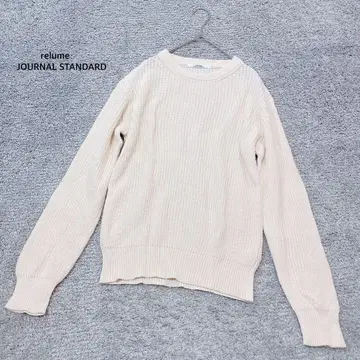 [ 레리움 저널 스탠다드 ] 니트 스웨터 아이보리