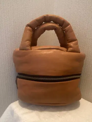 MARTINA CAPONI 천연 가죽 가죽 핸드백 라무 가죽 백