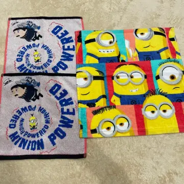 미니언 타월 3개 세트