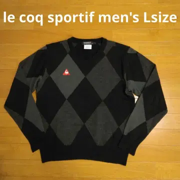 르꼬끄 스포르티브 남성 V넥 니트 L사이즈