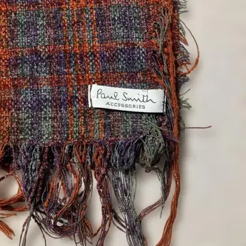 90s 폴스미스 체크 무늬 머플러