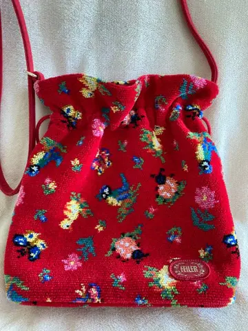 페일러 하이디 복조리 숄더백 레드