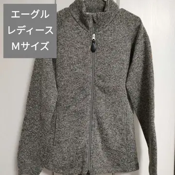 AIGLE 그레이 플리스 자켓 사이즈 38