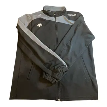 DESCENTE 트랙 자켓 블랙/그레이 O 사이즈 XL