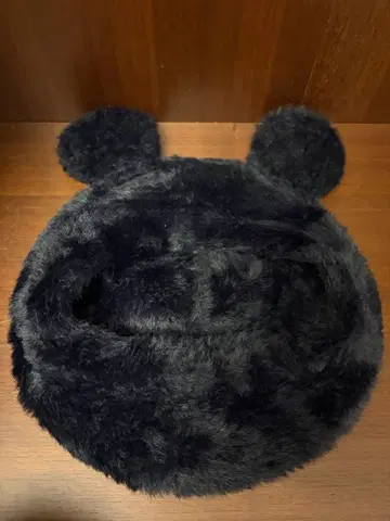 미키 베레모 디즈니 블랙 모자