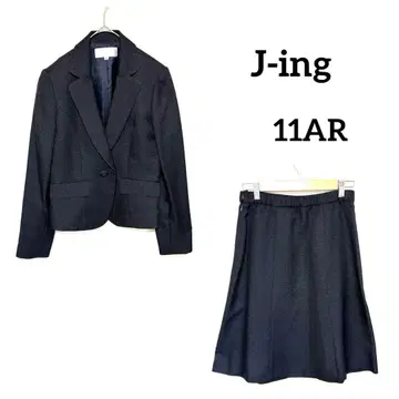 J-ing 포멀 수트 상하의 자켓 스커트 11 블랙 출퇴근