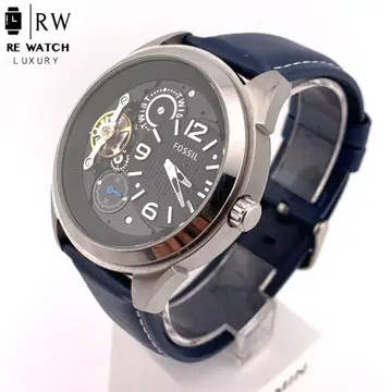 7-4919 FOSSIL ME-1089 아날로그 손목시계 네이비