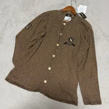 미사용 새상품 발렌자포 가디건 호주산 큐빅 사용 40