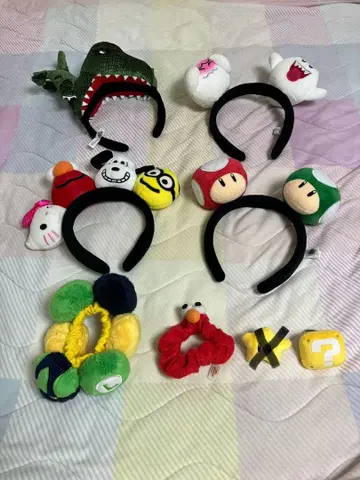 [ 선착순! ] USJ 머리띠, 반지, 스크런치 7세트