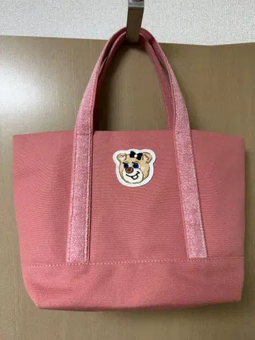 FEILER 올드 테디 와펜 토트백 핑크