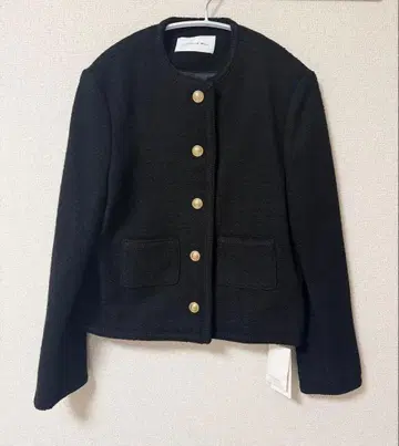 [ 미사용 새상품 ] nae 트위드 자켓 블랙