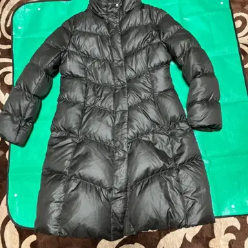 브라운 롱 다운 자켓