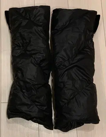 블랙 다운 레그 워머