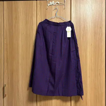 사만사 모스모스 플리츠 스커트 오비 방지 이번 시즌 프리 사이즈