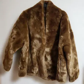 앵그릿 브라운 무스탕 코트 S 사이즈