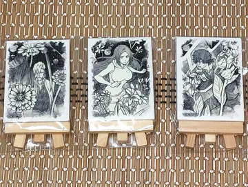 BLEACH 애니메이션 전시회 미니 캔버스 보드 세트