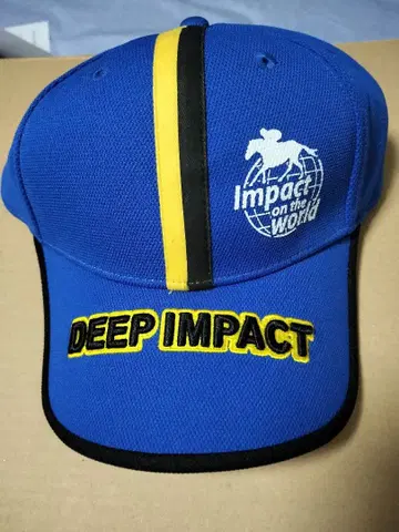 JRA 딥 임팩트 일장기 모자 캡 컬러 블루 경마