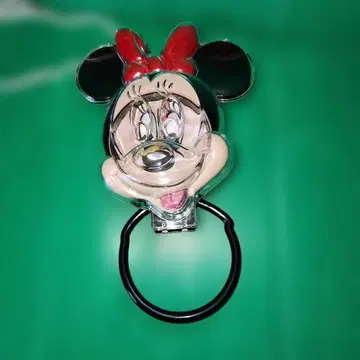 미니 마우스 시계 부착 타월 행거