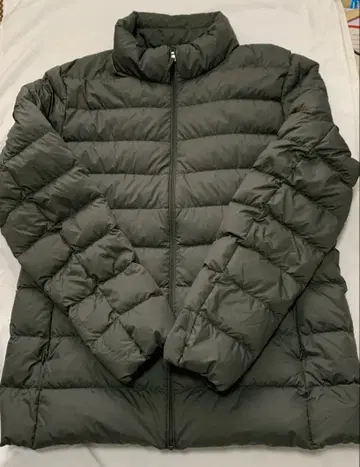 유니클로 올리브 다운 자켓