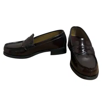 새상품급 HARUTA 하루타 코인 로퍼 브라운 23cm EEE