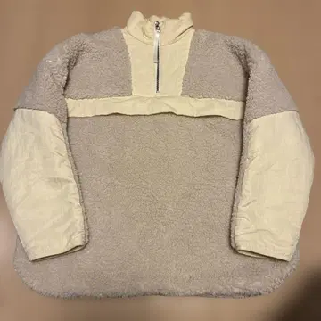 MECRE 베이지 플리스 자켓 F 사이즈