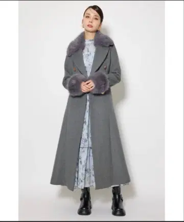 rienda 2WAY 럭셔리 레이디 코트