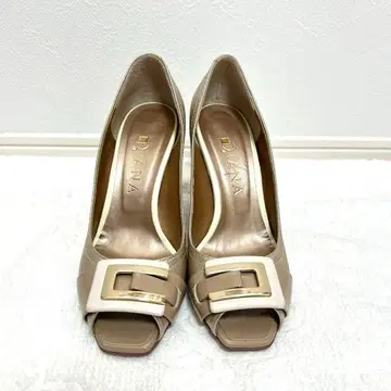 DIANA 버클 하이힐 핑크 베이지 계열 23cm 오픈토