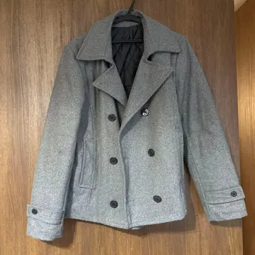 그레이 M 사이즈 피 코트