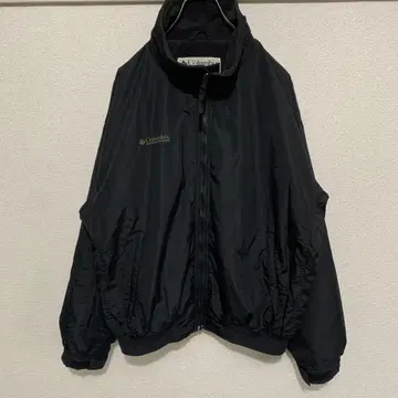 컬럼비아 웜업 자켓 나일론 플리스 블랙