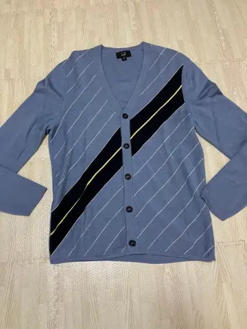던힐 블루 스트라이프 가디건