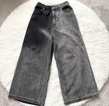 [ 새상품급 ] MAISON SPECIAL 그레이 와이드 데님 팬츠 01