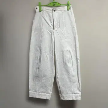 miho umezawa 코쿤 팬츠 화이트