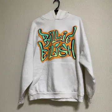 Bershka Billie Eilish 후드티 트레이닝복 흰색 화이트