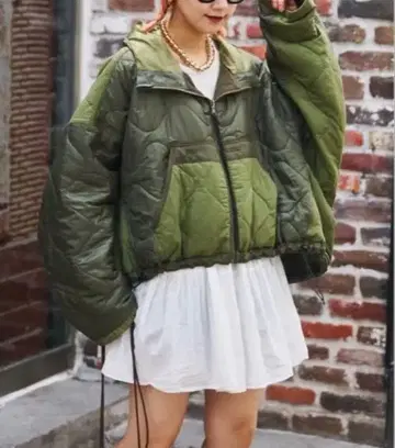 [ etsinta ] 리버서블 충전솜 숏 몬스터 자켓