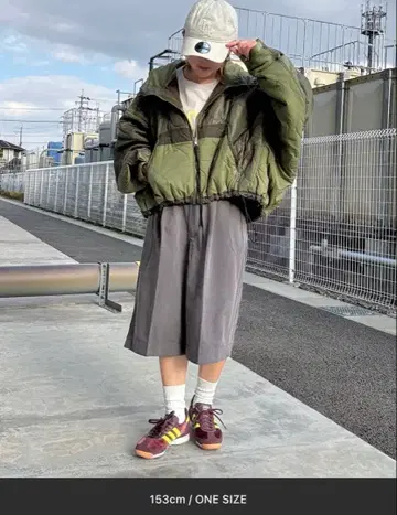 [ etsinta ] 리버서블 충전솜 숏 몬스터 자켓