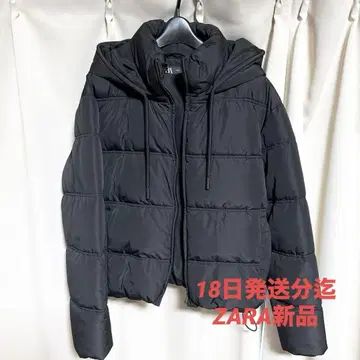 ZARA 블랙 다운 자켓 M