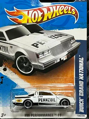 Hotwheels BUICK GRAND NATIONAL 화이트